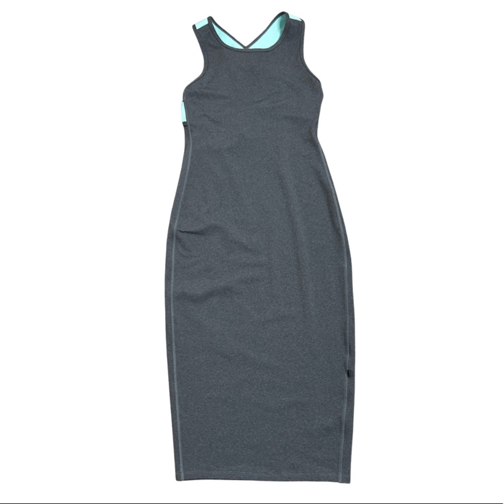 Lululemon Picnic Play Dress Heathered Slate / Tranquil Blue Size 6 Gray